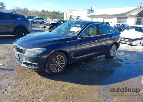 2015 BMW 335I Gran Turismo xDrive из США, поврежденный, VIN WBA3X9C58FD869125